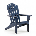 Fauteuil de jardin 79 x 98 x 97 cm en bois bleu marine - style Adirondack